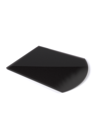 Лист стеклянный напольный Черный (Black) (1100х850х8мм) СП-5